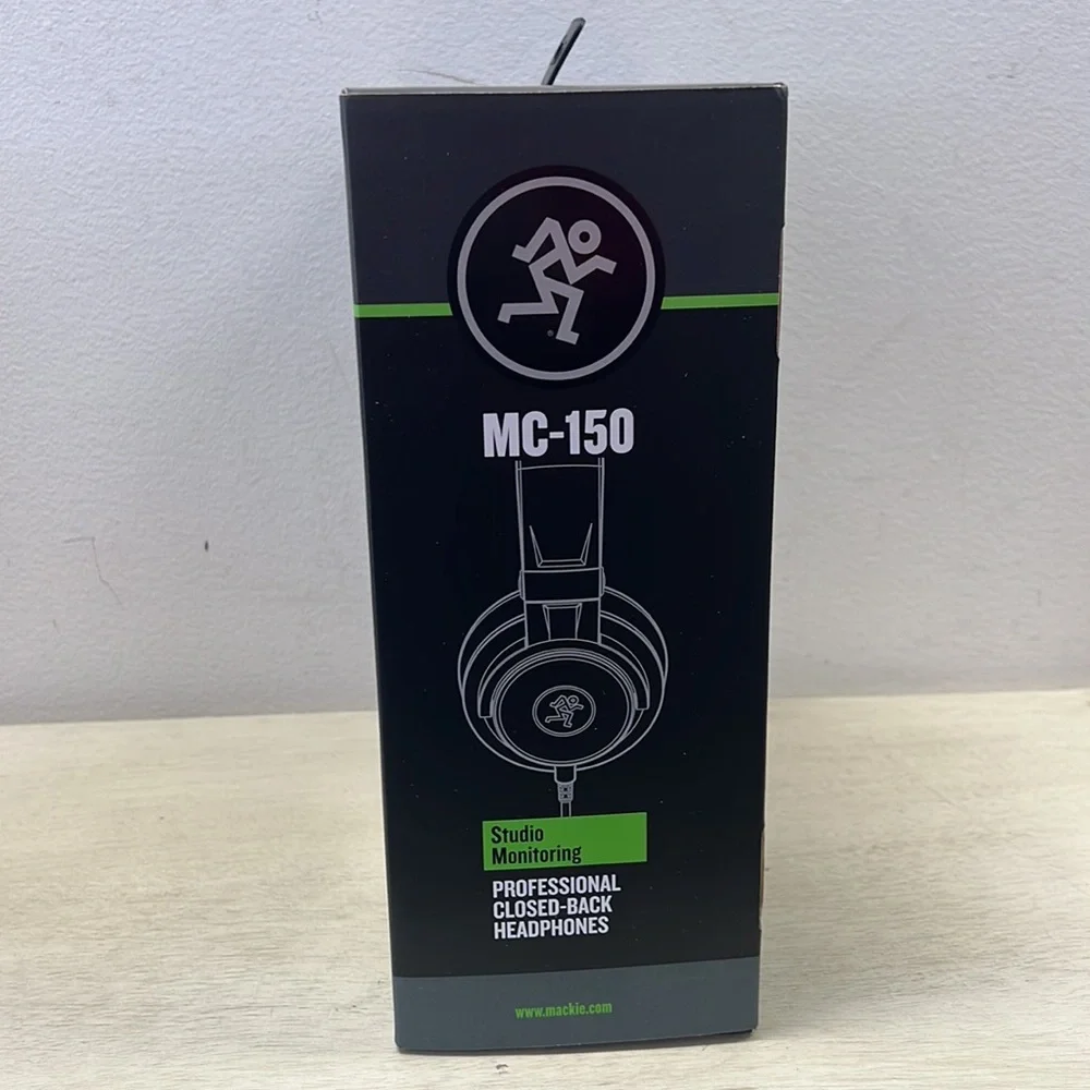 NIB/SEALED - Mackie MC-150 Professional Closed-Back Headphones, Black - Picture 6 of 10